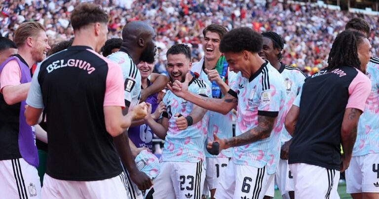 Belgium players troll Donald Trump with his dance after thrashing USA | Football